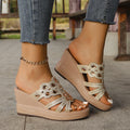 The Urban Muse Hollow Sandal | Breathable Comfort & Chunky Heel