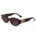 Glamour Fashion Oversized Oval Designer-Inspired Statement Sunglasses