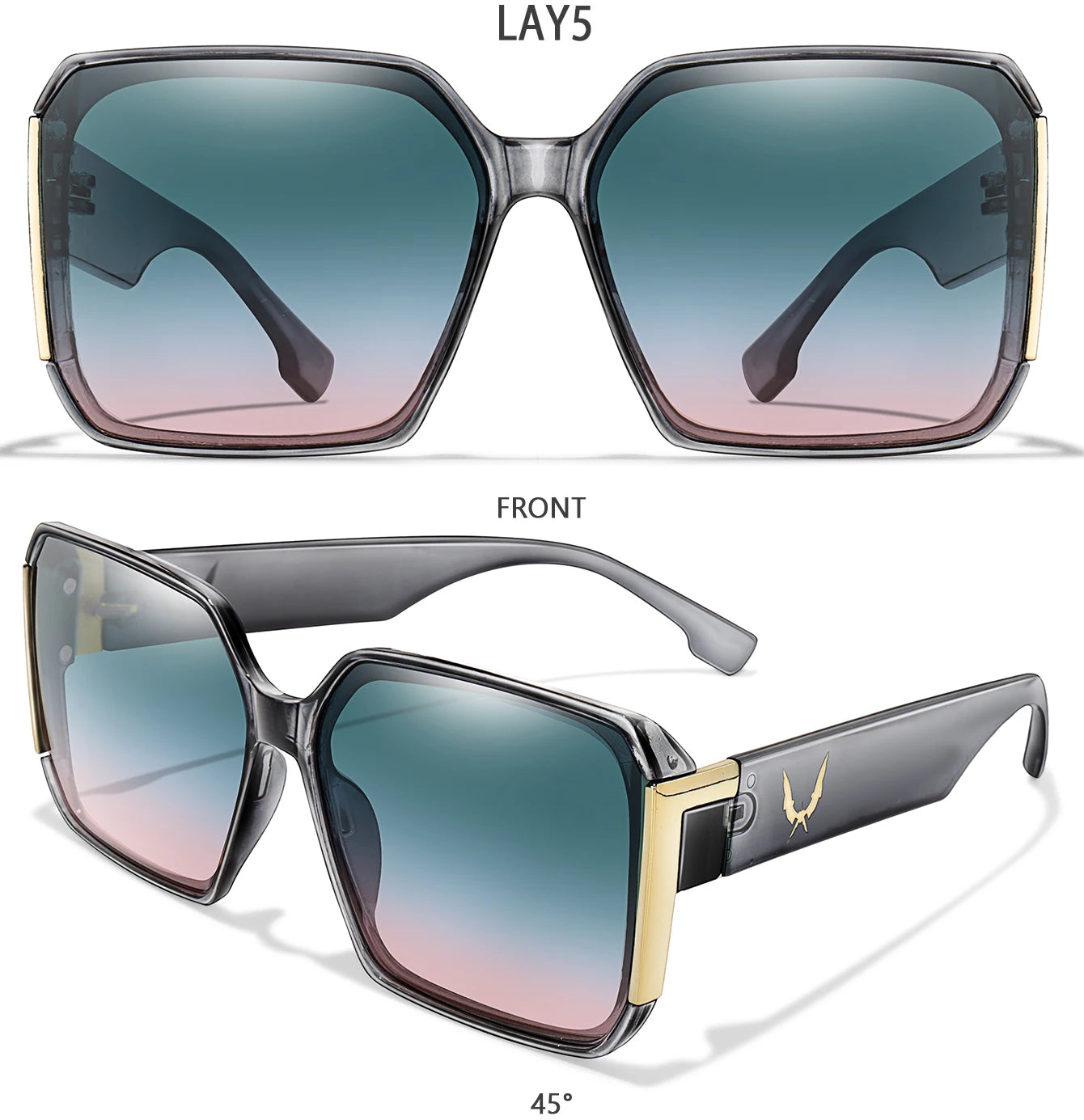 Premium Square Sunglasses for Vacation & Travel