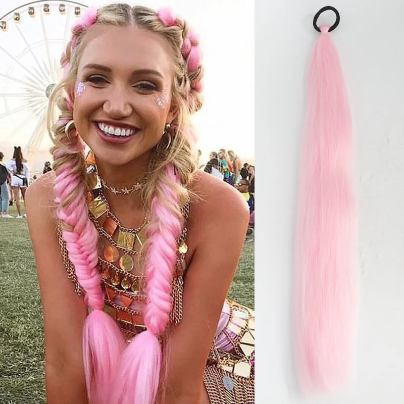 Prism Wave 26-Inch Ombre Braiding Ponytail
