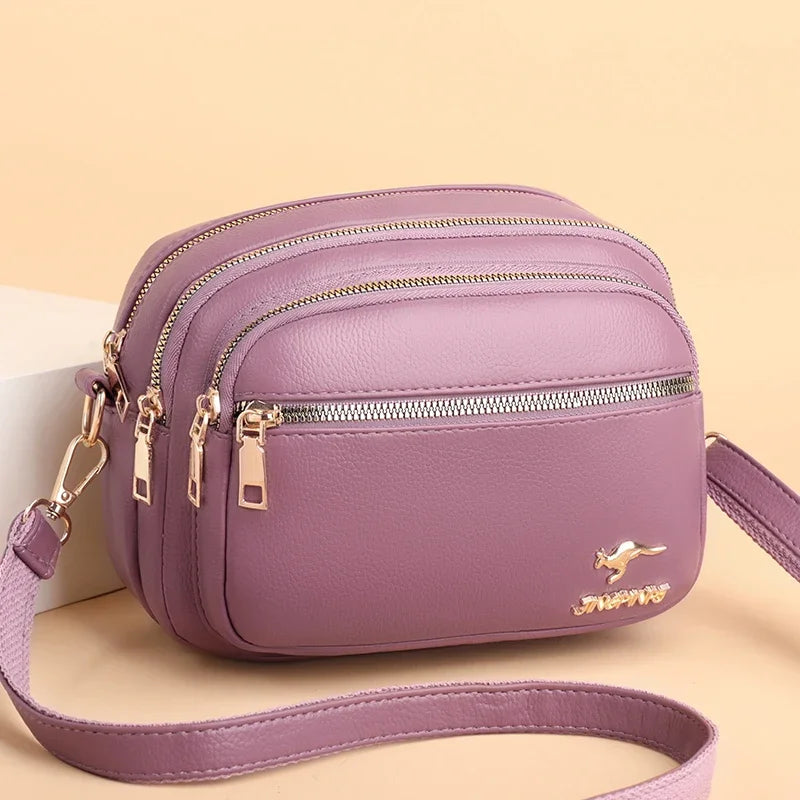 Effortless Elegance: The Ultimate Wear-Resistant Leather Messenger for the Modern Woman