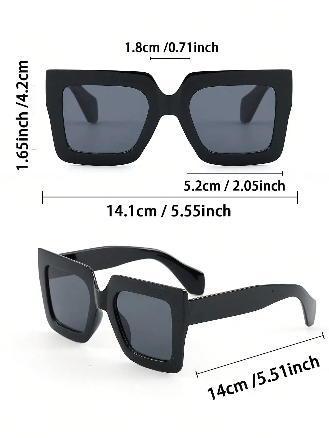 Top-Rated 4-Pack Cat-Eye & Square Sunglasses Sets