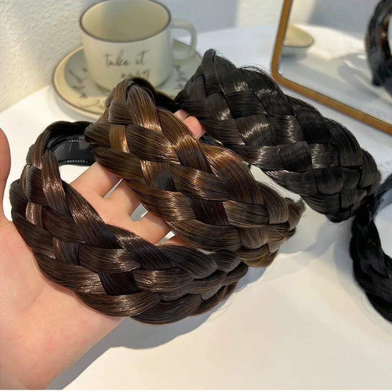 The Instant Braided Hair Band: Bohemian Synthetic Hair Headpiece for Effortless Elegance