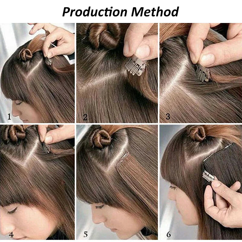 Aura Length 24-Inch Straight Clip-In Collection