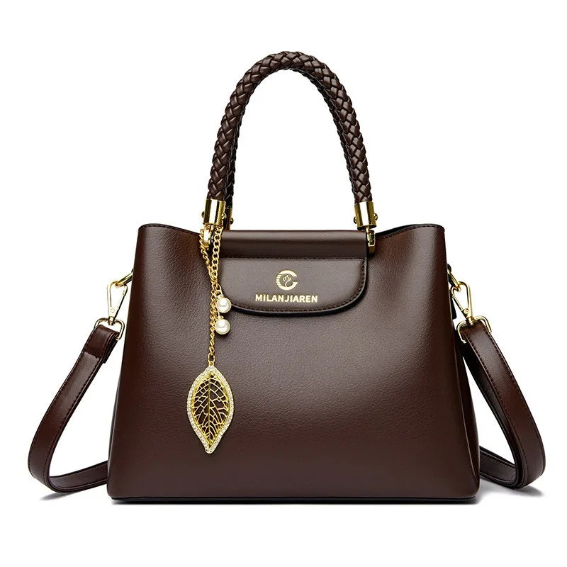 The Daily Luxe Satchel – Versatile & Durable Real Leather Carry-All