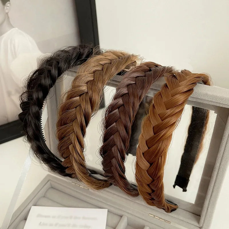 The Instant Braided Hair Band: Bohemian Synthetic Hair Headpiece for Effortless Elegance