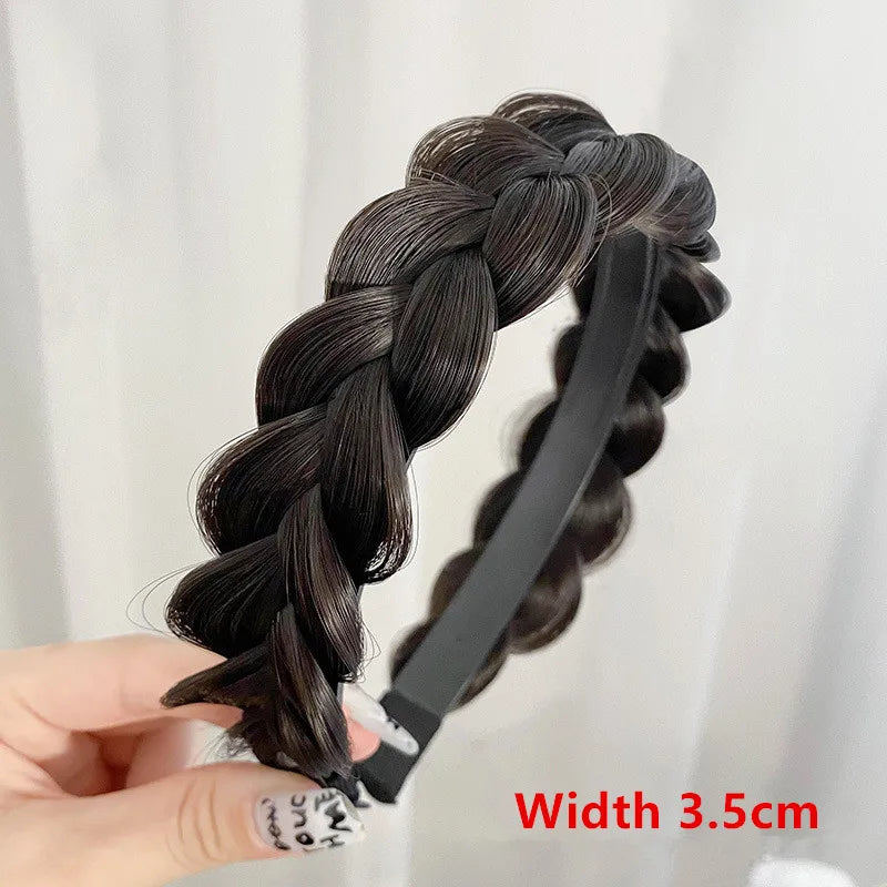 The Instant Braided Hair Band: Bohemian Synthetic Hair Headpiece for Effortless Elegance
