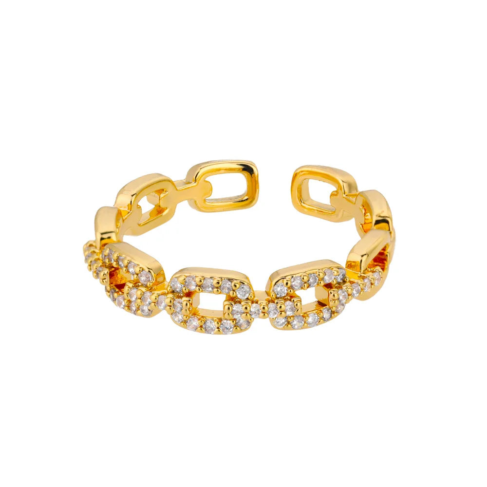 Adjustable Luxe Geometric 316L Gold Rings – The Ultimate All-Day Statement 48 Pieces