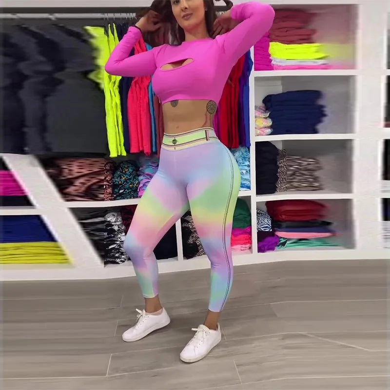 Dreamscape Booty-Lift Denim Ombre Tights