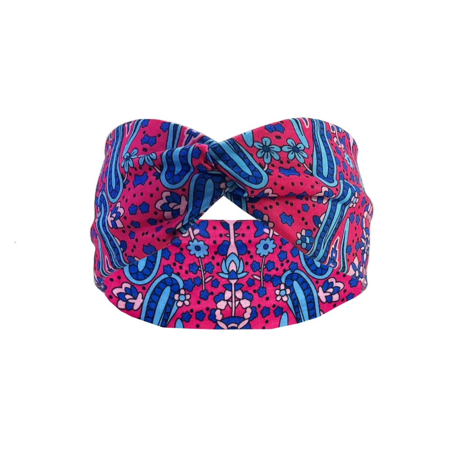 Women's Elastic Turban Headband – Sweat-Absorbent Wide Hair Wrap for Yoga, Running & Sports