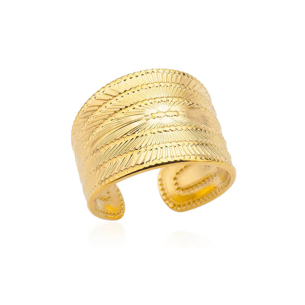 Adjustable Luxe Geometric 316L Gold Rings – The Ultimate All-Day Statement 48 Pieces