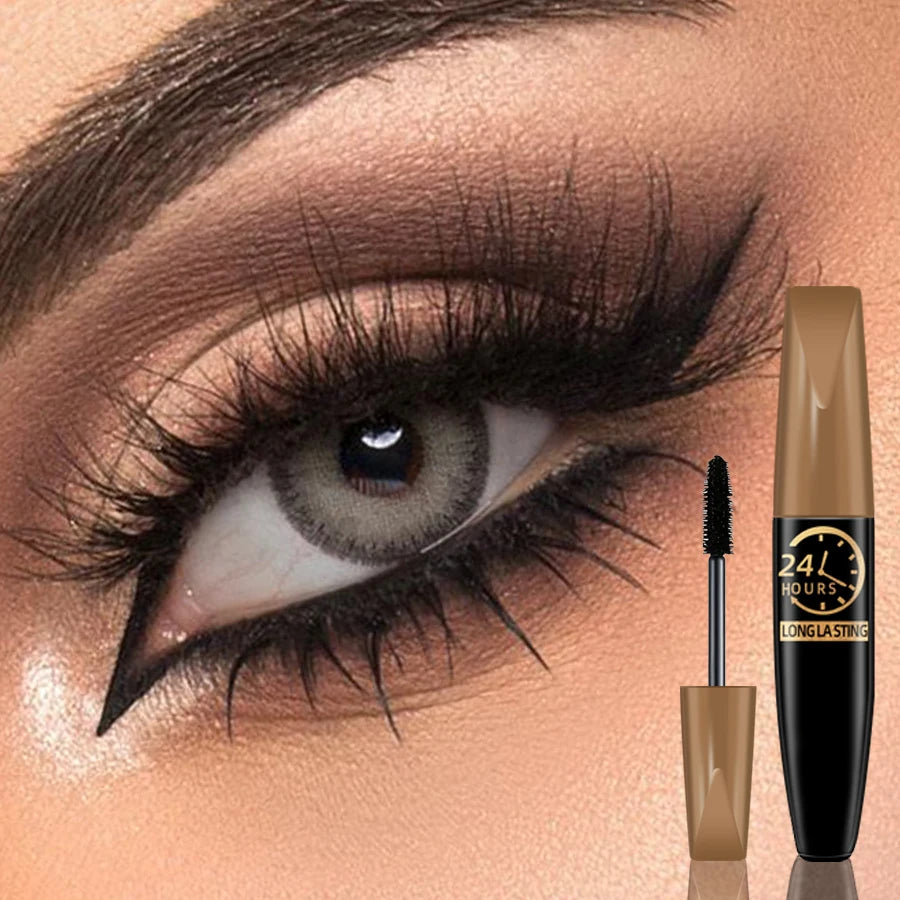 LUX LADY 5D Silk Fiber Extension Mascara – Korean-Inspired Long-Lasting Waterproof Lash Volume