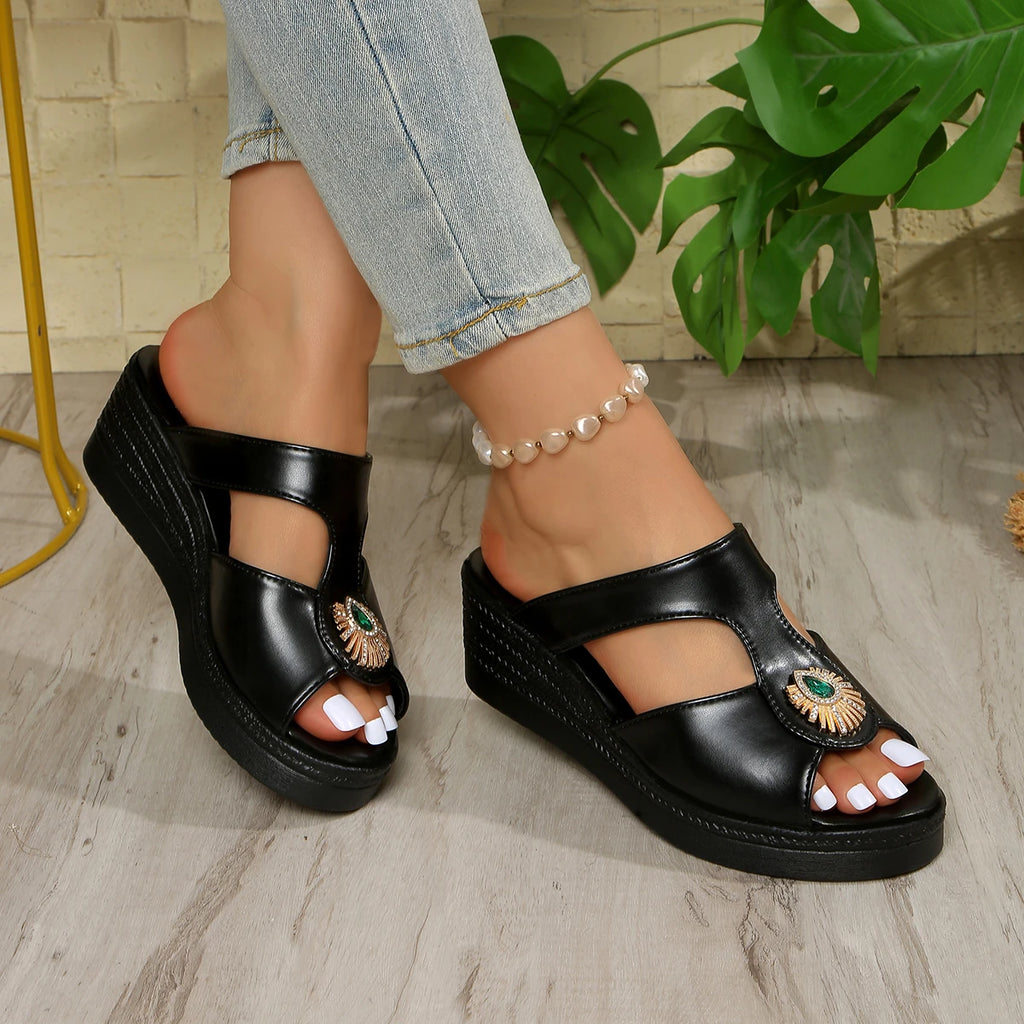 The Floral Bloom Platform Wedge | Comfortable & Chic Summer Staple