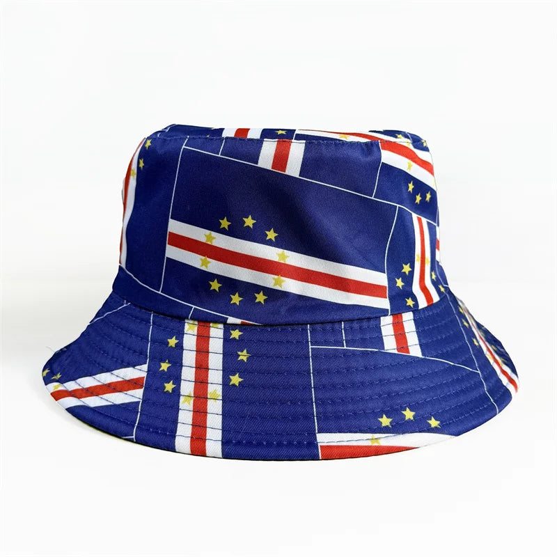 The Global Fan Reversible Bucket Hat | international flags collection