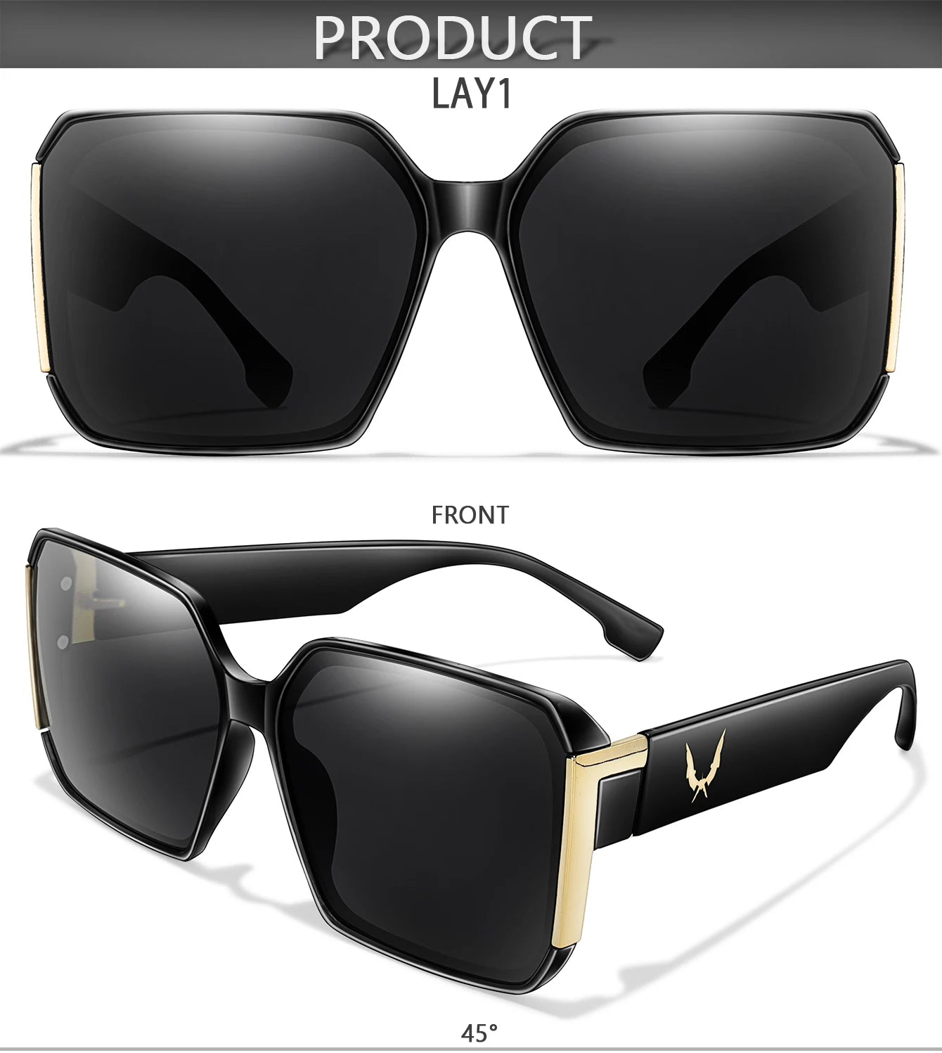Premium Square Sunglasses for Vacation & Travel