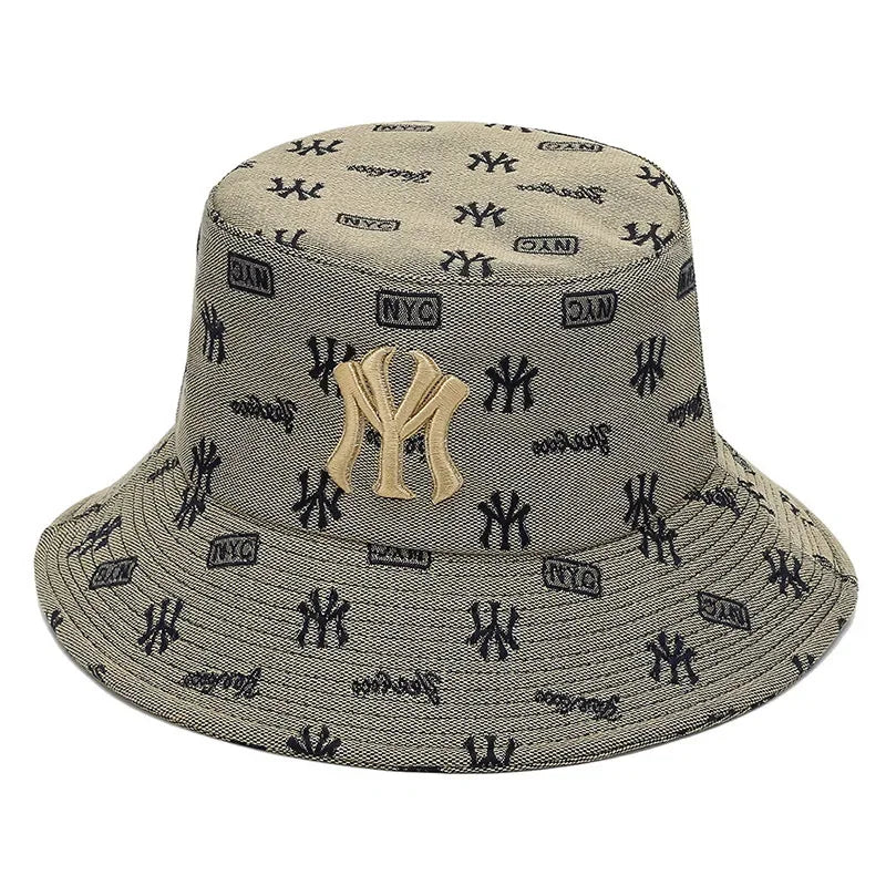 City-Ready Shade: Letter-Embroidered & Sun-Protective Bucket Hats