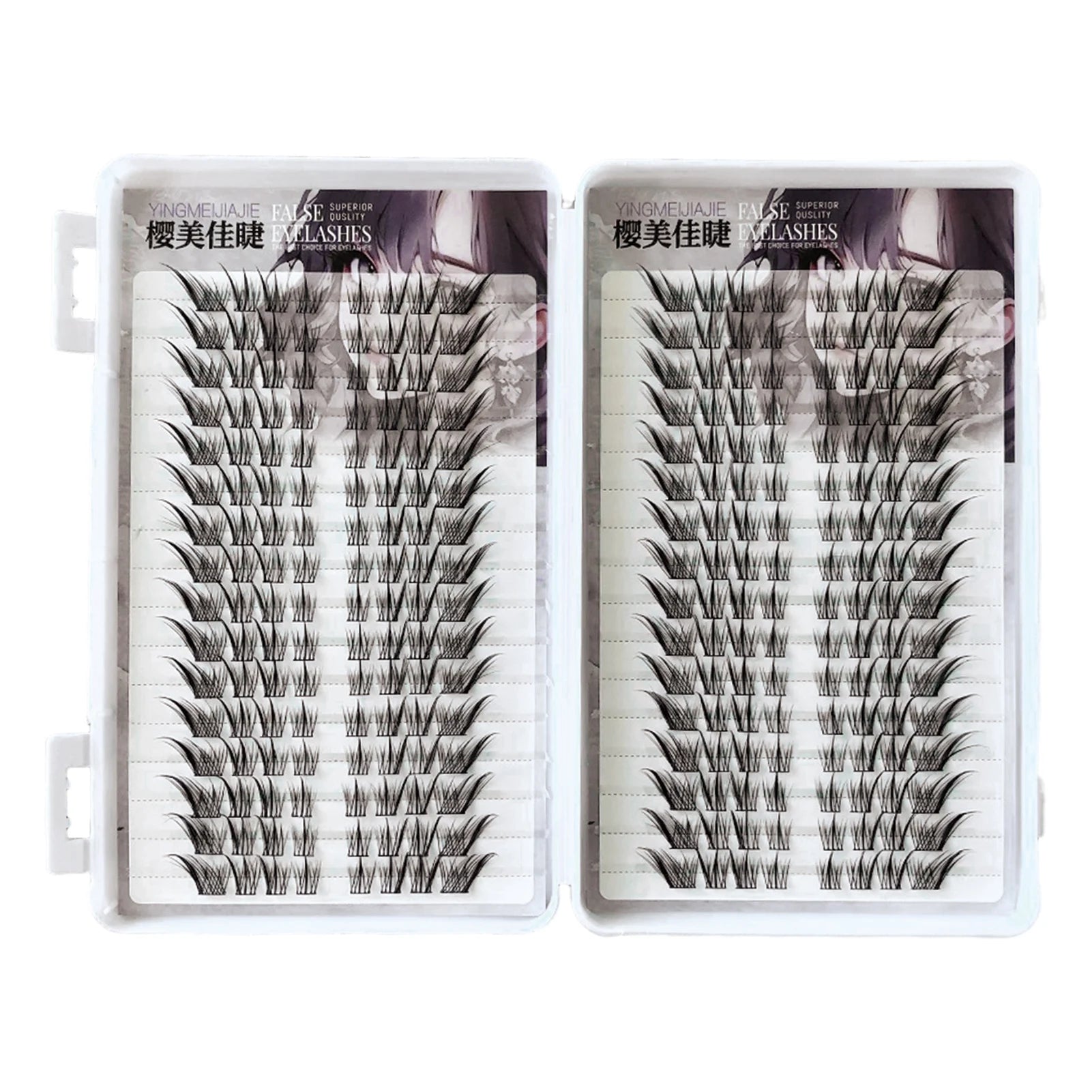 The Master Collection: 6/10/20 Row Silk Fiber Lashes – Easy-Apply Glue-Free Extensions