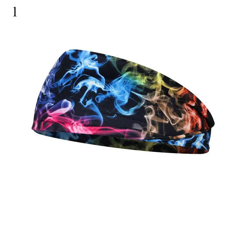 Women's Bohemian Wide Hair Band – Soft Stretchy Floral Turban for Sports, Yoga & Casual Fashion