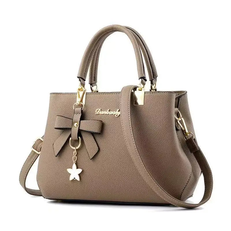 The Sweet Commuter – Korean-Style Bow Handbag & Messenger