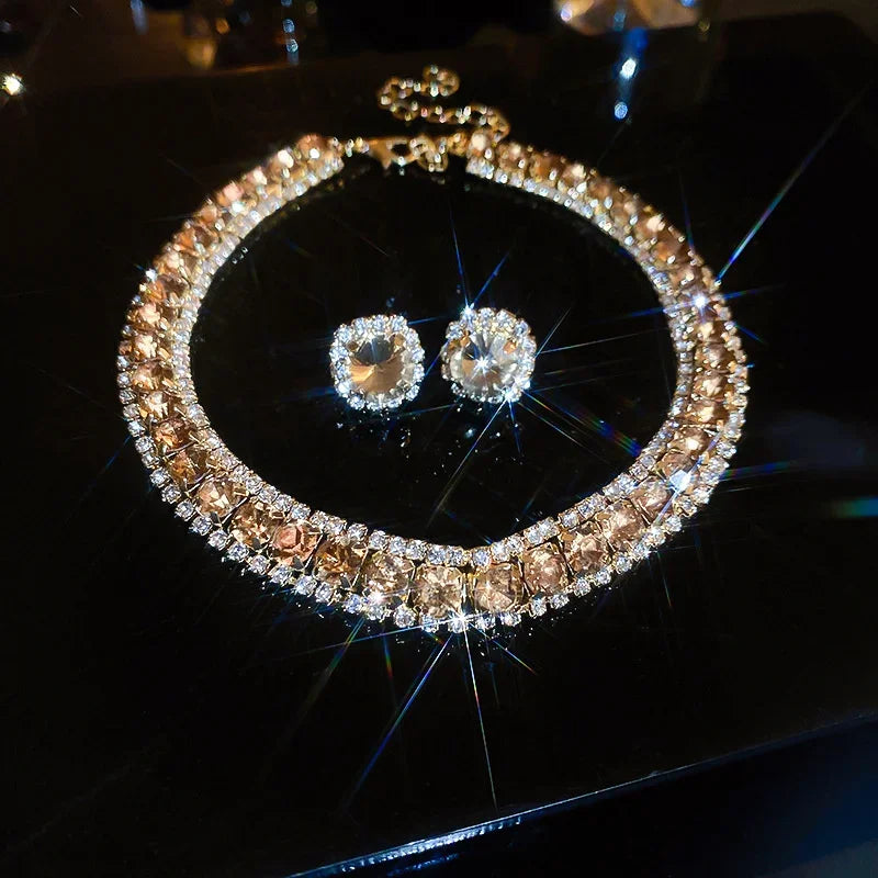 The "After-Hours" Glitz Set – Trendy Rhinestone Jewelry for Party & Daily Chic