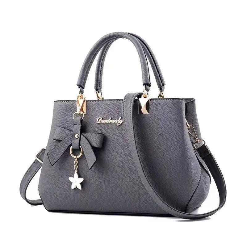The Sweet Commuter – Korean-Style Bow Handbag & Messenger