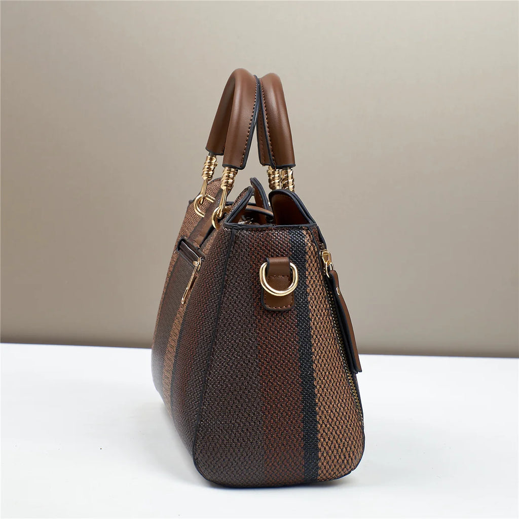 The Signature Patchwork Carry-All – Designer-Style Large-Capacity Tote