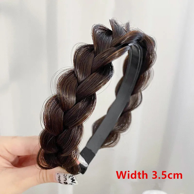 The Instant Braided Hair Band: Bohemian Synthetic Hair Headpiece for Effortless Elegance