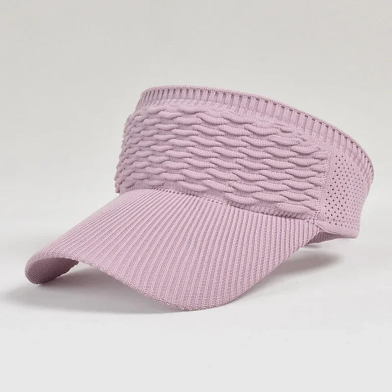 The Summer Glow Anti-UV Sport Visor | Chic Open-Top Protection
