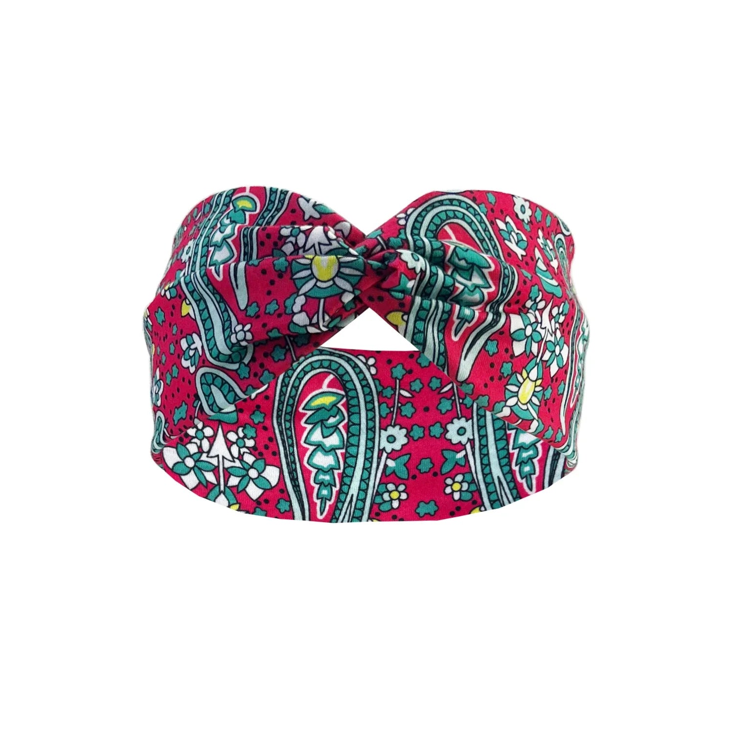 Women's Elastic Turban Headband – Sweat-Absorbent Wide Hair Wrap for Yoga, Running & Sports