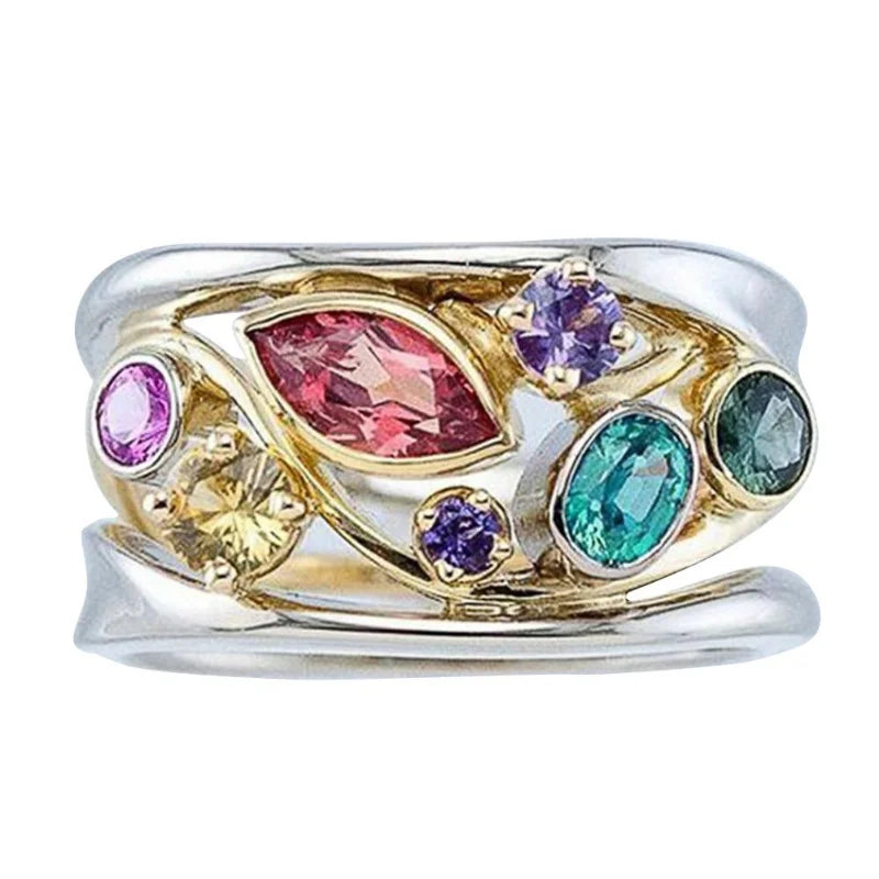 Torina Ionix Lymph Drainage Ring – Crystal Quartz Magnetic Therapy Ring for Wellness & Weight Loss