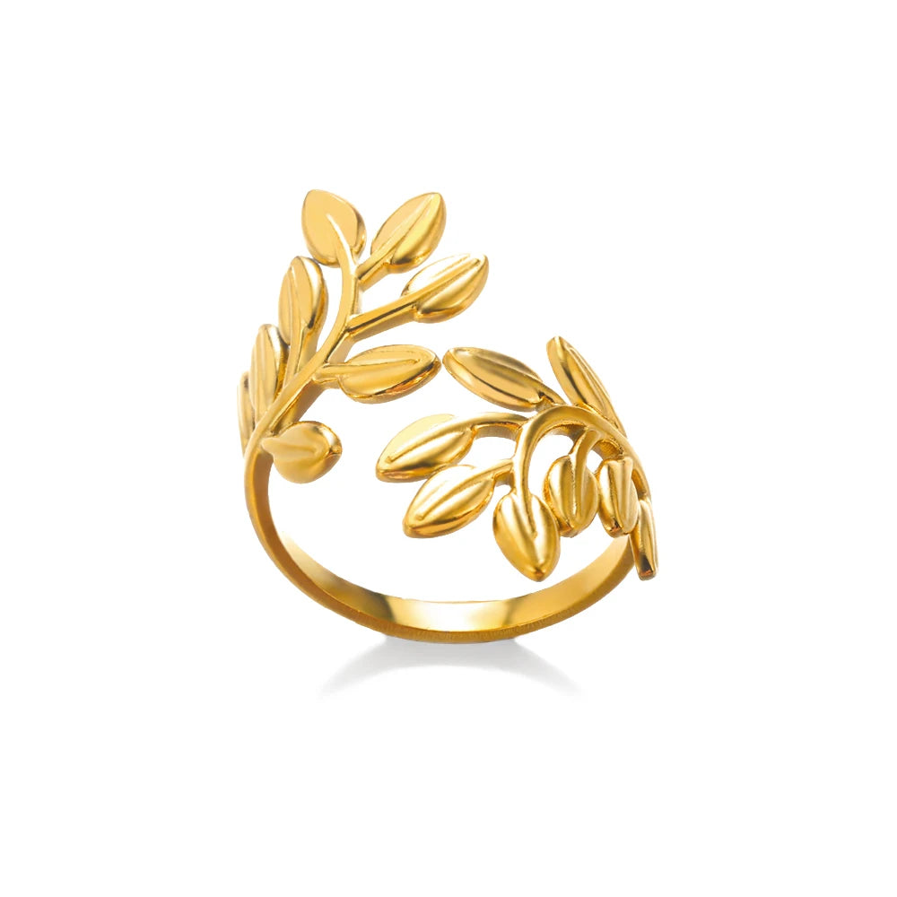 Adjustable Luxe Geometric 316L Gold Rings – The Ultimate All-Day Statement 48 Pieces