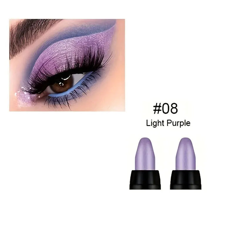 Ultimate Pearlescent Glitter Eyeliner Set – 16 Waterproof, Vibrant Colors