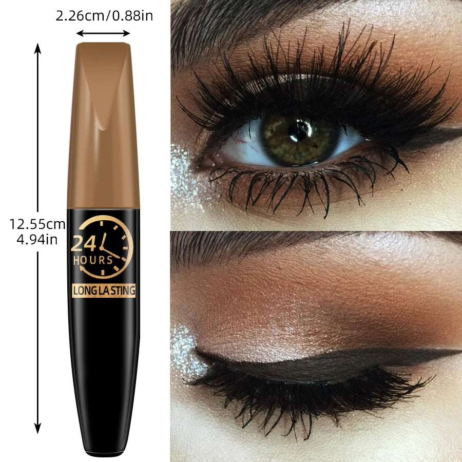 LUX LADY 5D Silk Fiber Extension Mascara – Korean-Inspired Long-Lasting Waterproof Lash Volume