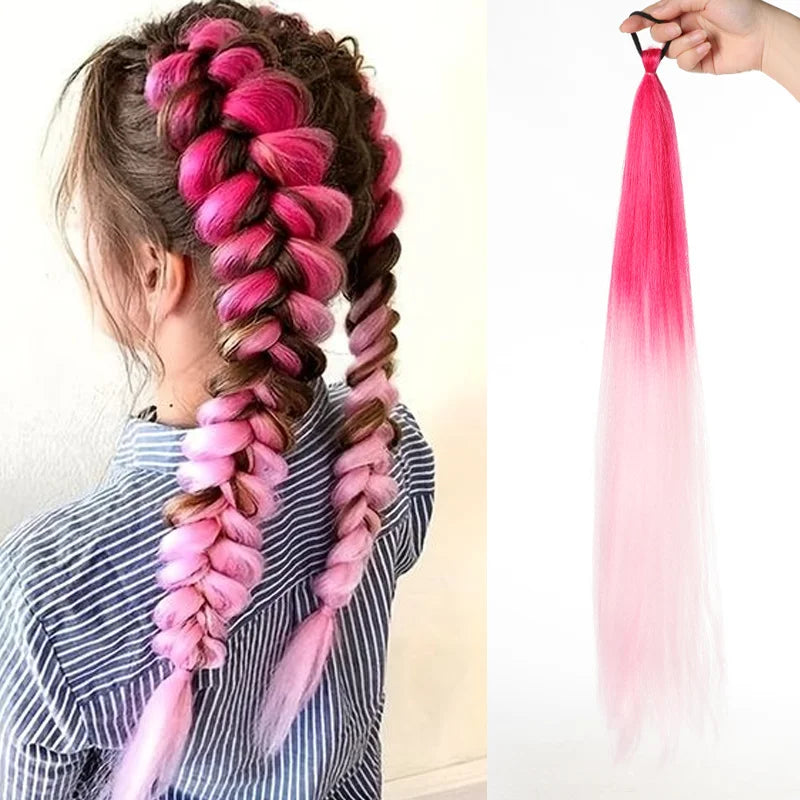 Prism Wave 26-Inch Ombre Braiding Ponytail