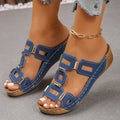 The Roman Heritage Wedge Sandal | Comfort-First Summer Elevation