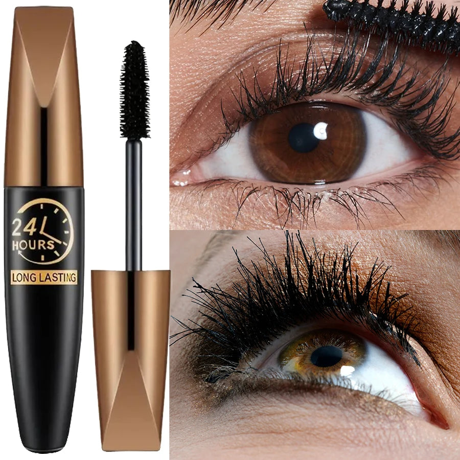 LUX LADY 5D Silk Fiber Extension Mascara – Korean-Inspired Long-Lasting Waterproof Lash Volume