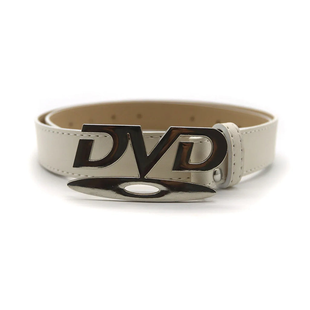 Nostalgic Design Niche Belt DVD Decoration Paired with Jeans Belt Versatile Fashion Design Sense