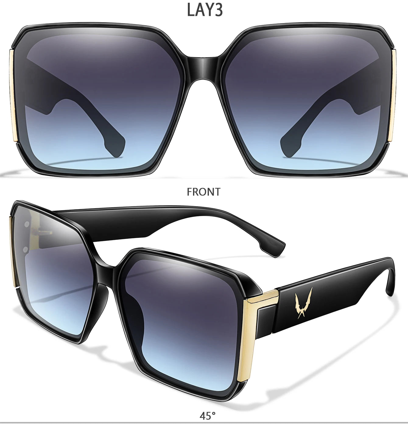 Premium Square Sunglasses for Vacation & Travel