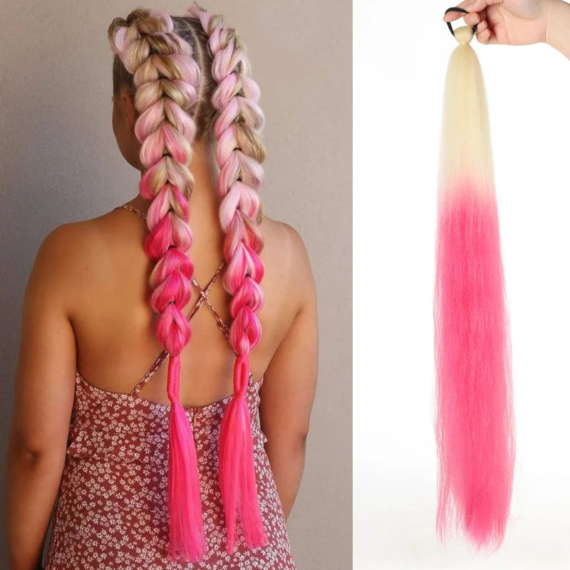 Prism Wave 26-Inch Ombre Braiding Ponytail