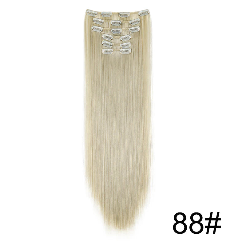 Aura Length 24-Inch Straight Clip-In Collection