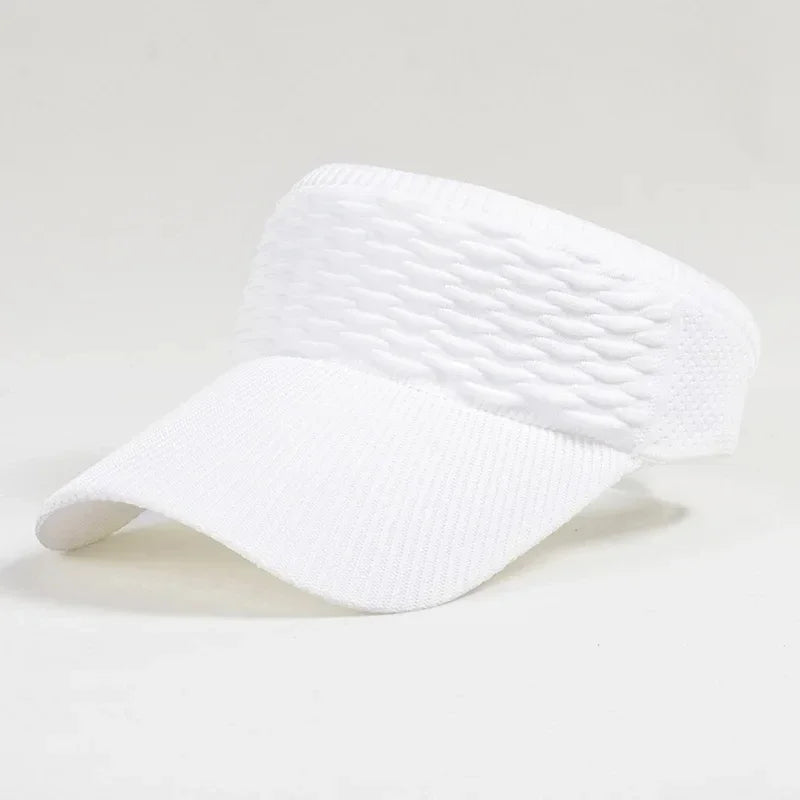The Summer Glow Anti-UV Sport Visor | Chic Open-Top Protection