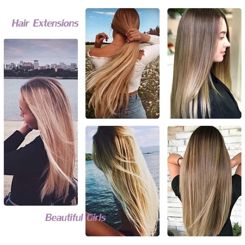 Aura Length 24-Inch Straight Clip-In Collection