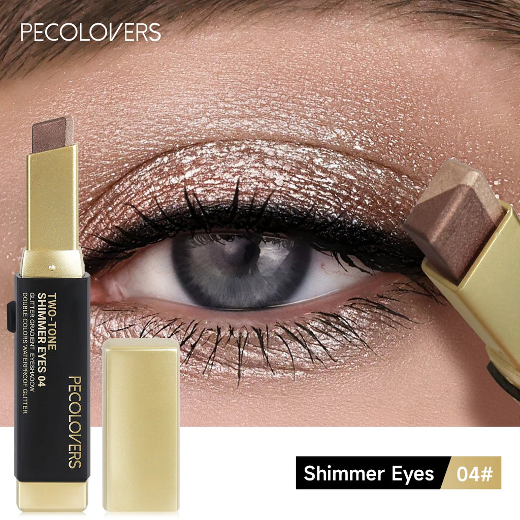 Instant Glam: 2-in-1 Gradient Eyeshadow & Highlighter Pencil – Long-Lasting Glow