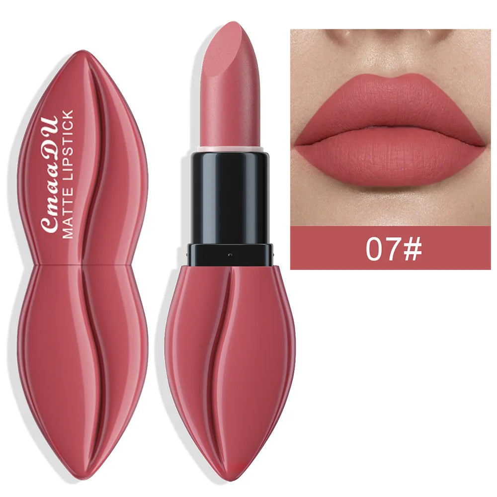 CmaaDu Signature Matte Collection – 10-Piece Long-Lasting Lipstick Set