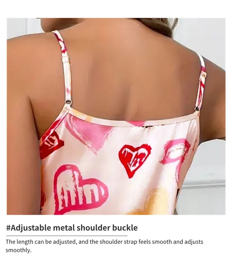 floral-printed satin sling nightgown is a popular choice for sleepwear and loungewear Mini Dress