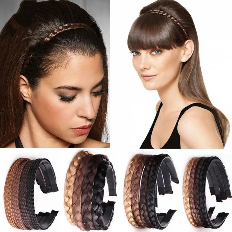 The Instant Braided Hair Band: Bohemian Synthetic Hair Headpiece for Effortless Elegance