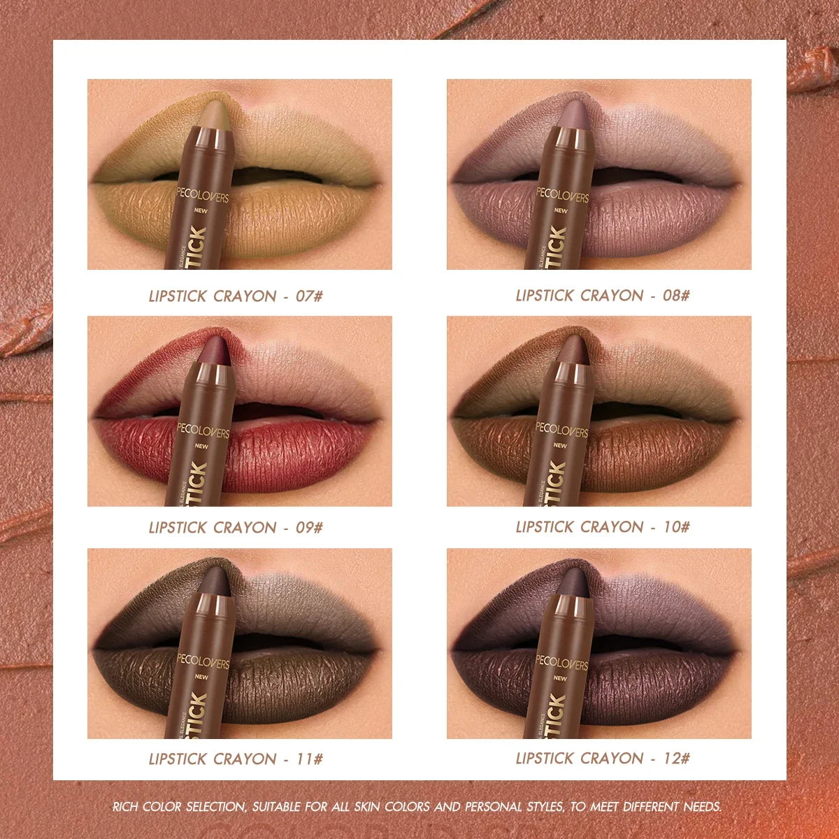 Signature Matte Velvet Lipstick Set – Long-Wear Makeup Essential Waterproof & Long-Lasting Set