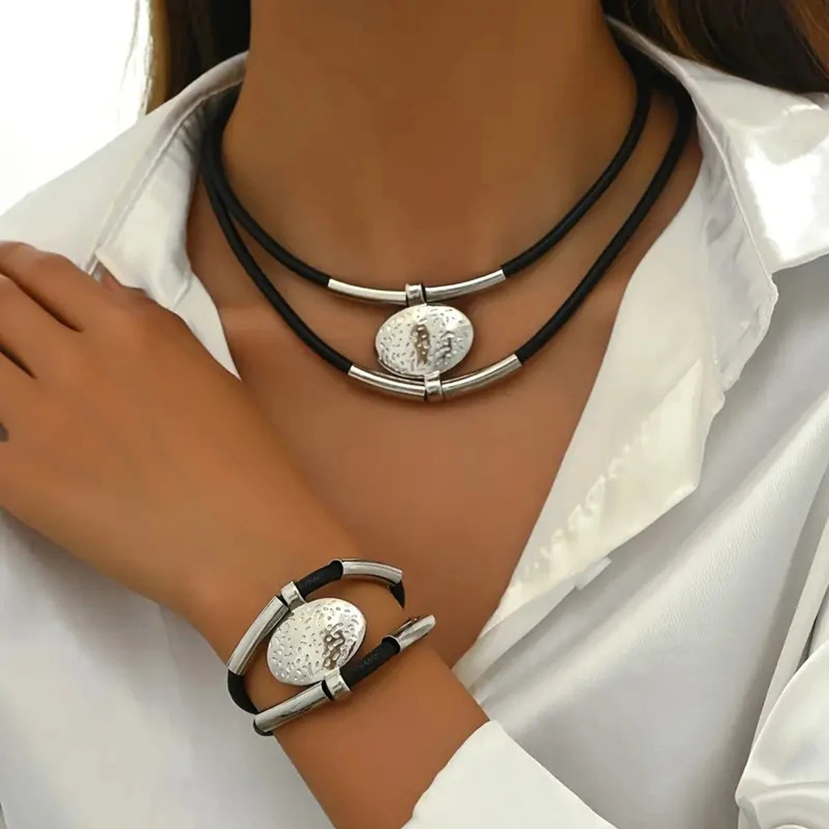 Santorini Minimalist Layered Gold Duo