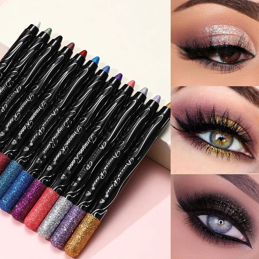 Pro-Finish Cream Eye Shadow Stick – Waterproof Metallic Liner & Highlighter