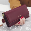 The Ultimate Daily Organizer – Spacious Trifold Long Wallet & Card Holder
